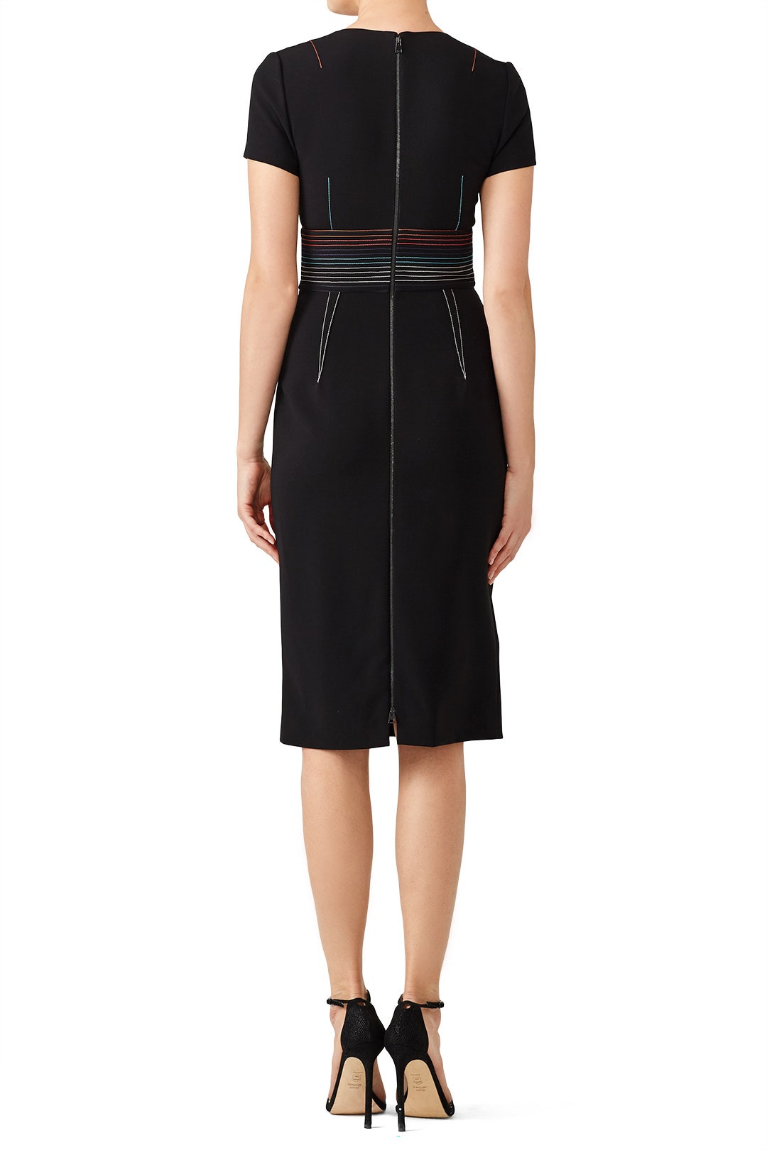 Black Stitched Sheath by Diane von Furstenberg 1