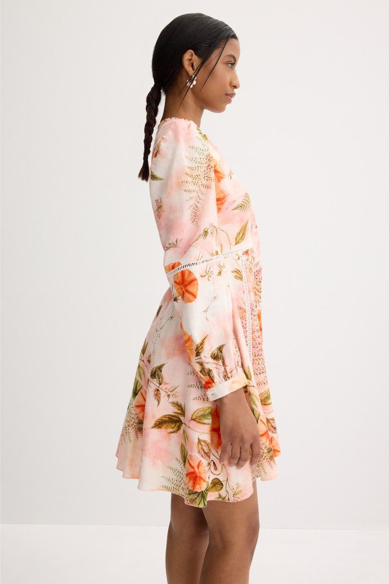 Long Sleeve Button Front Mini Dress by Ted Baker London - Photo 1