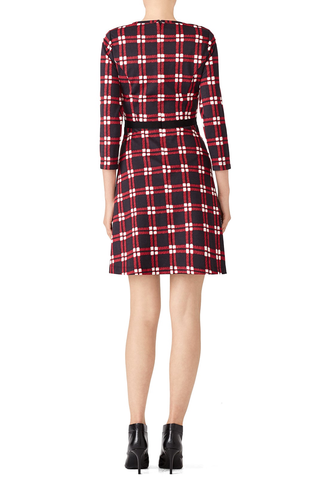 Windowpane Knit Dress by Draper James 1