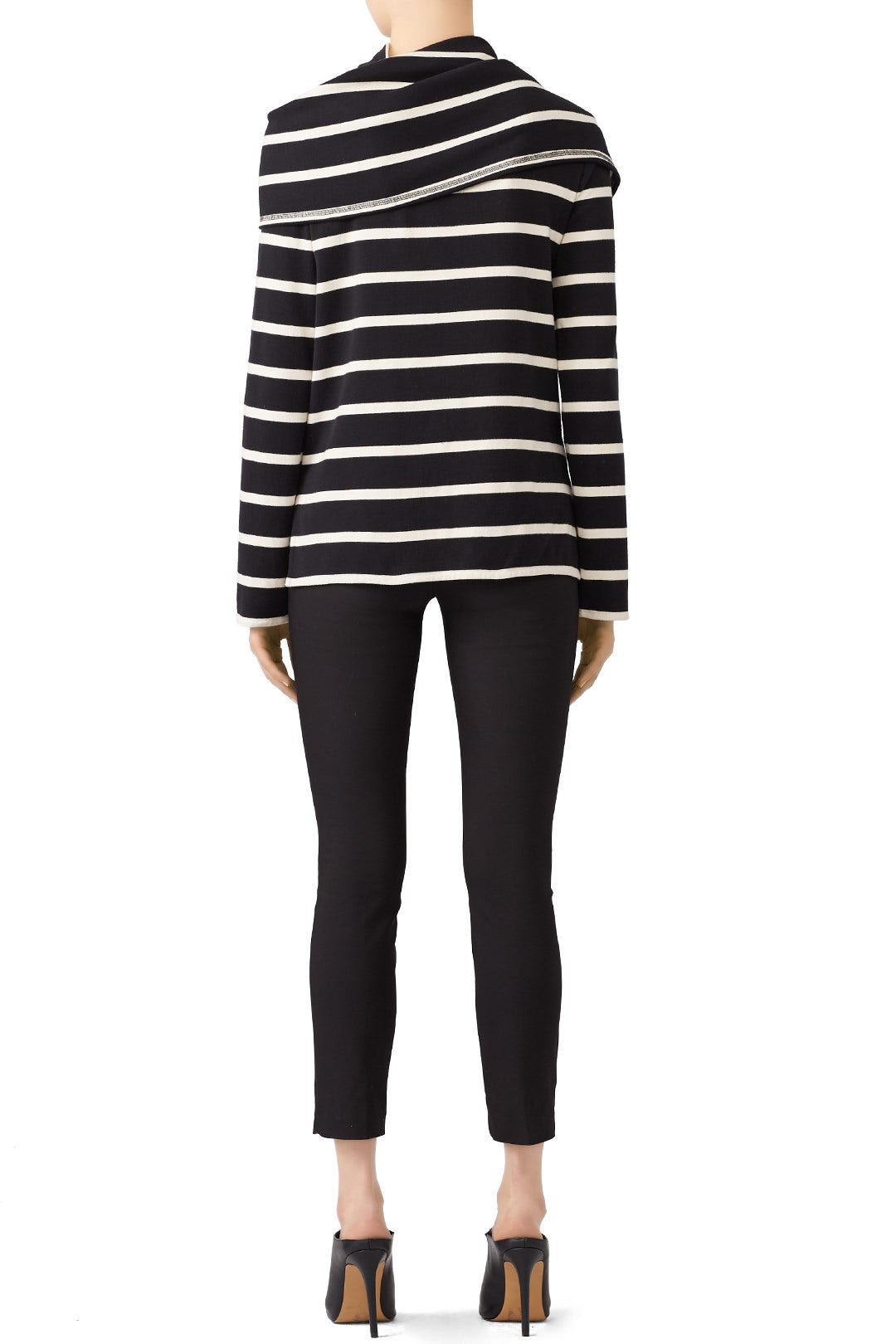 Wrap Scarfed Sweater by Goen. J 1