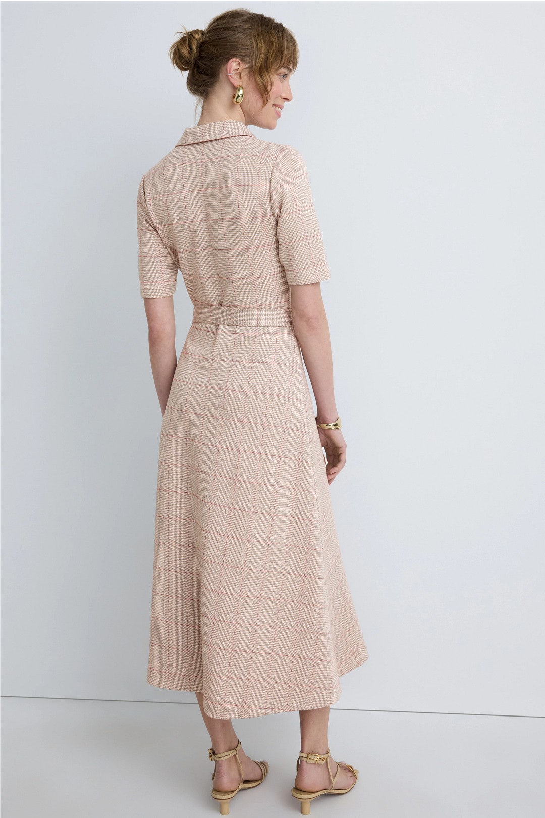 Plaid Belted Shirt Dress by Rosetta Getty x RTR 2