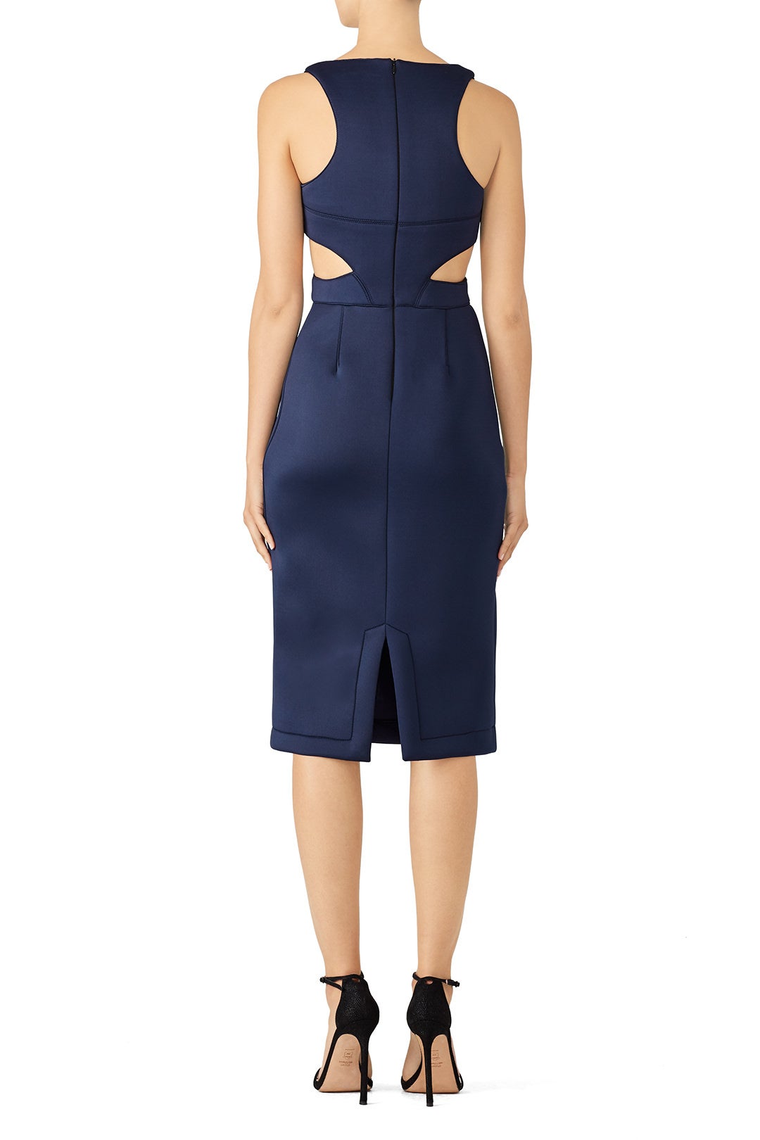 Navy Porter Cutout Dress by Hunter Bell 2