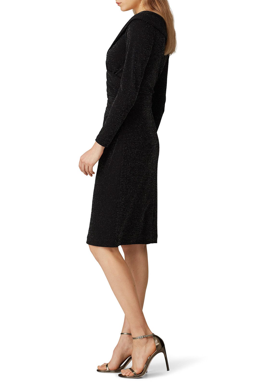 V Neck Metallic Dress by Lauren Ralph Lauren 1