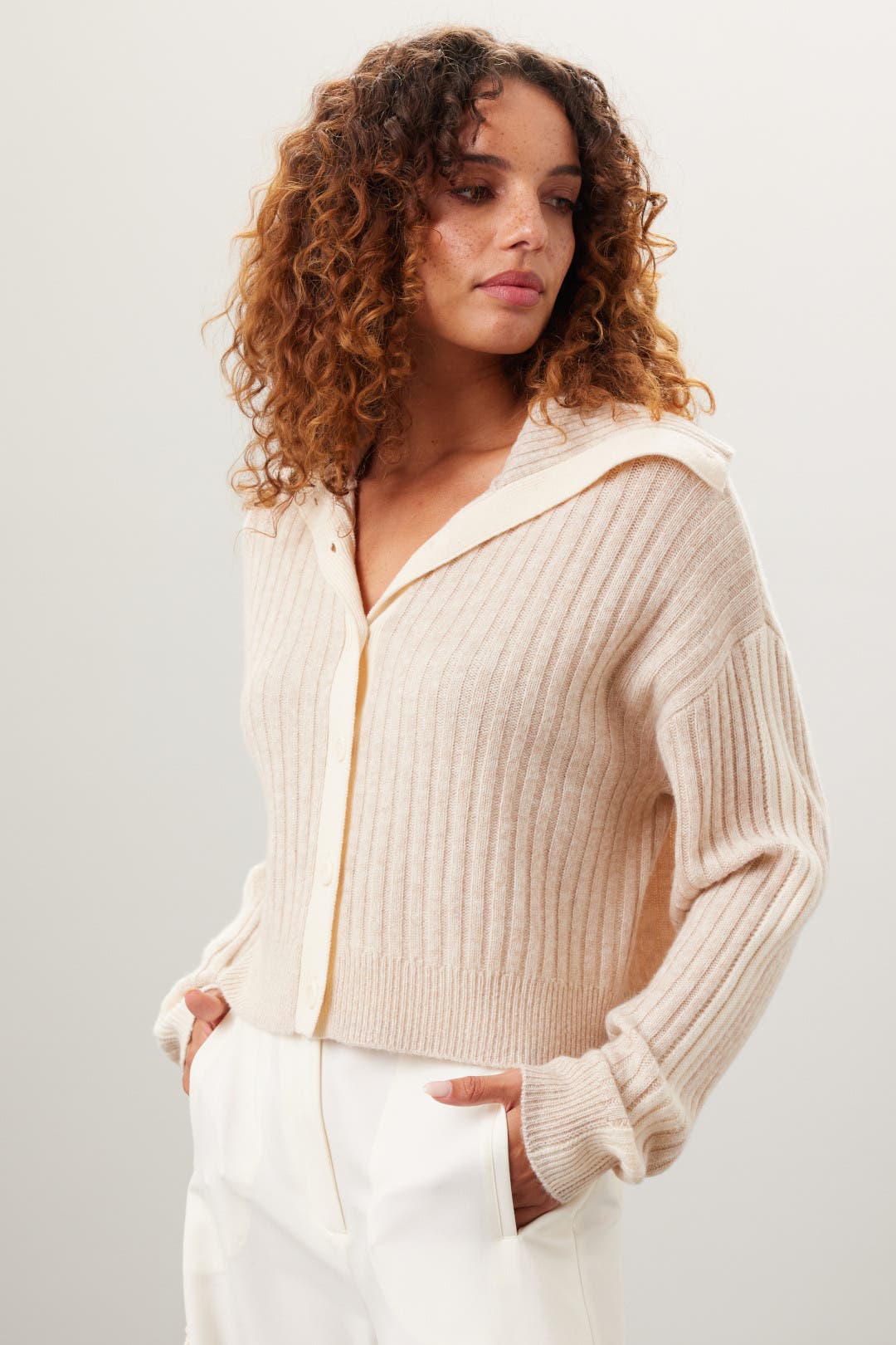 Madison White Shearling Jacket by Modern Citizen | Rent the Runway