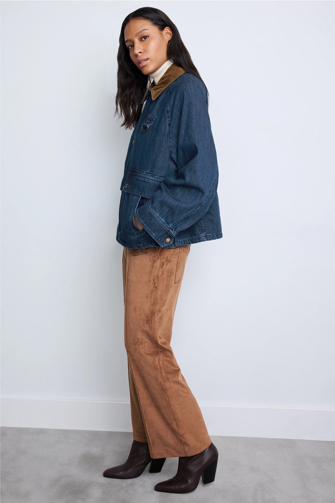 3X1 Rigid Denim Woven Field Jacket by Polo Ralph Lauren 1