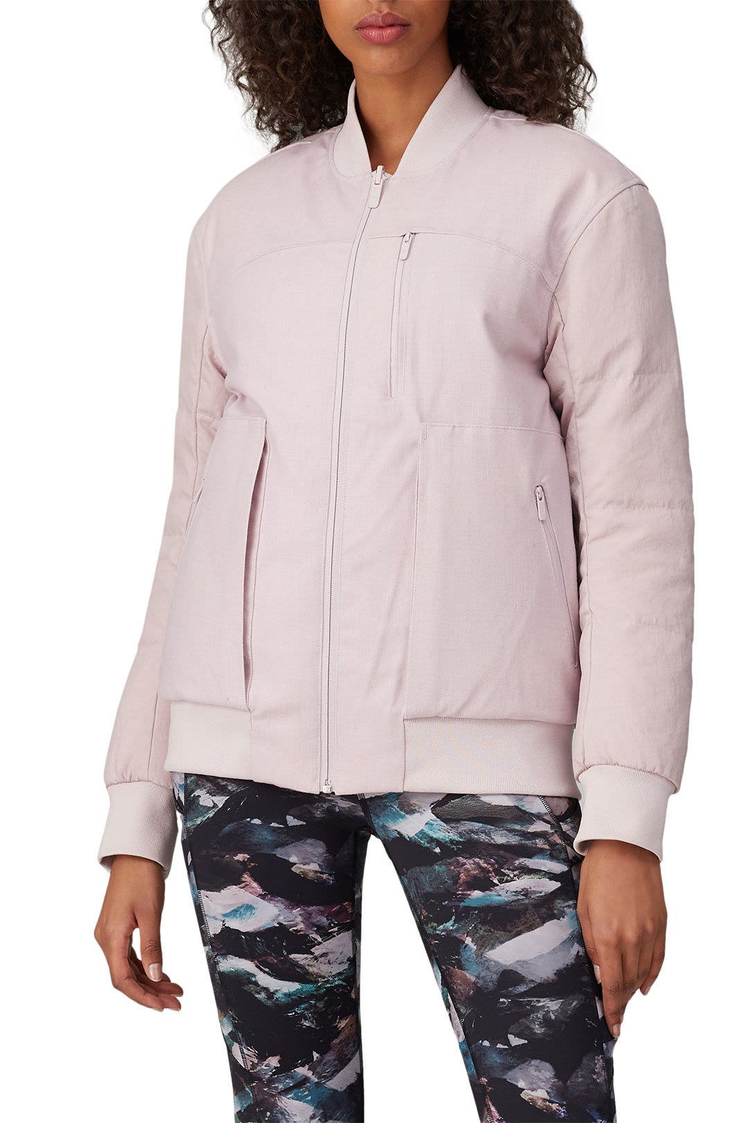 Pink Roam Far Reversible Wool Bomber by Lululemon 1