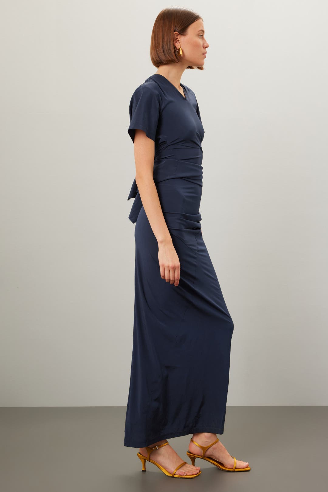 ワンピース Proenza Schouler Dress Proenza Schouler Lola Gathered Crepe Maxi Dress | Saks Fifth