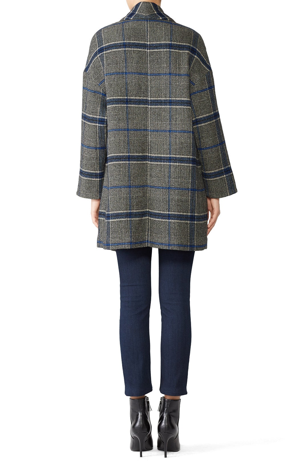 Grey Plaid Jacket by sita murt 1