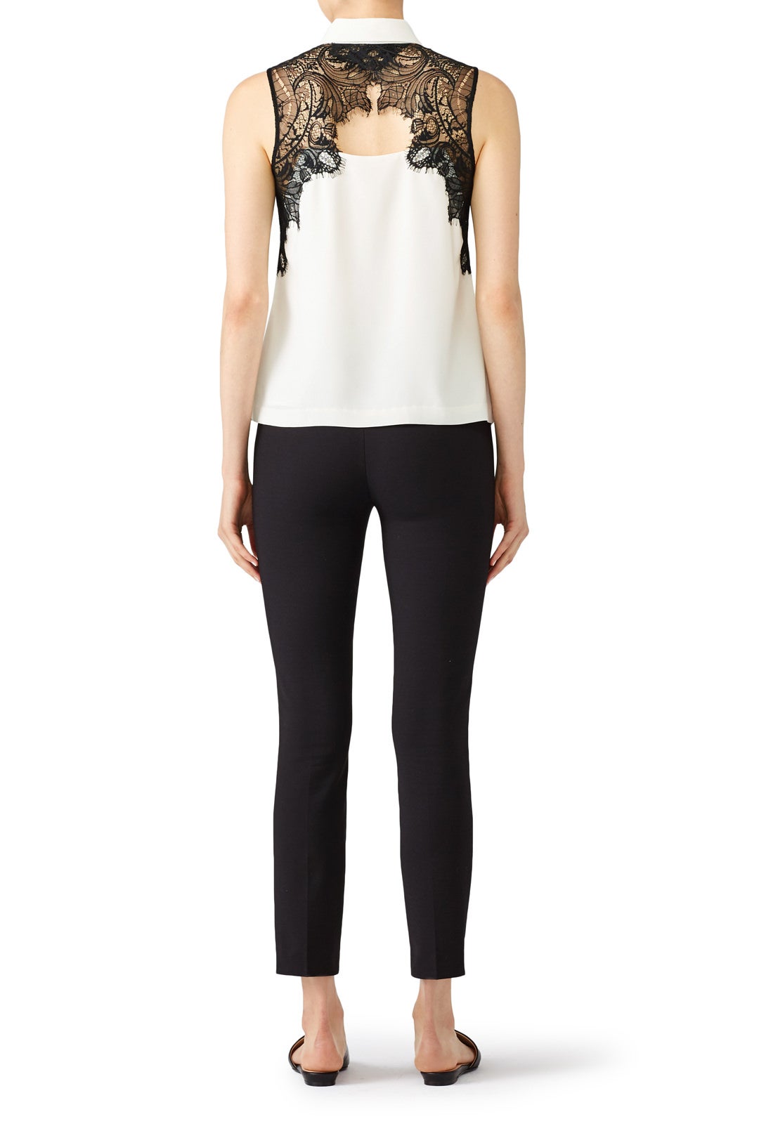 Ivory Vera Lace Shirt by Cooper & Ella 1