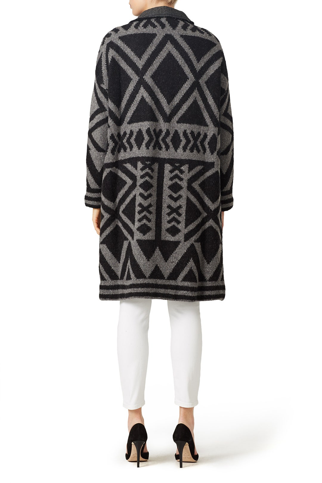 Bold Geo Sweater Coat by Free People 1