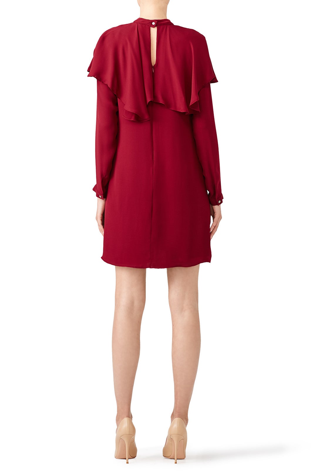 Draped High Neck Shift by Nicole Miller 2