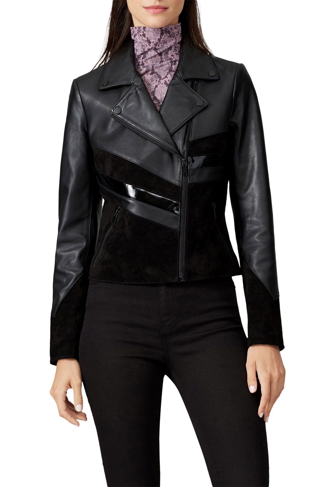Colorblock Moto Jacket by Slate & Willow 2