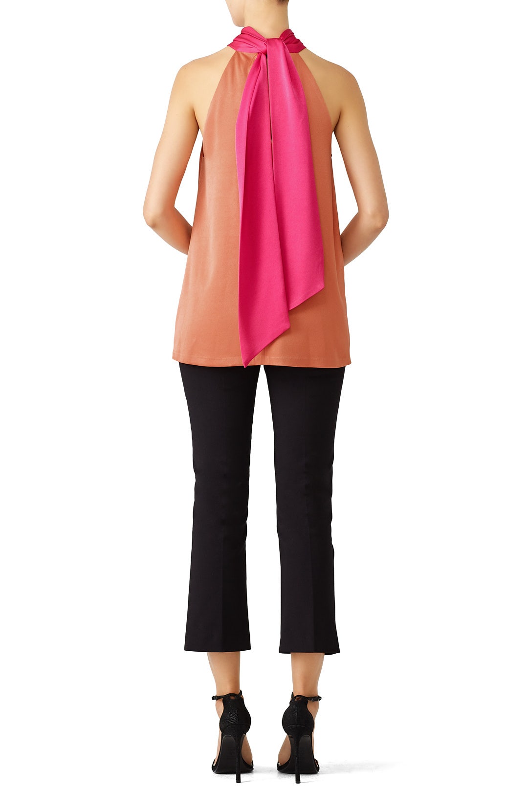 Orange Sash Top by GALVAN 2