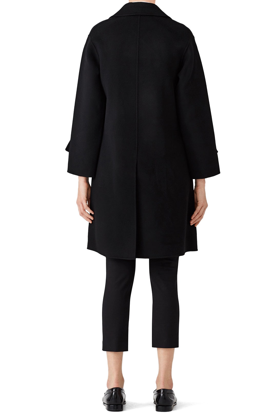 Black Oversized Coat by The Kooples 2