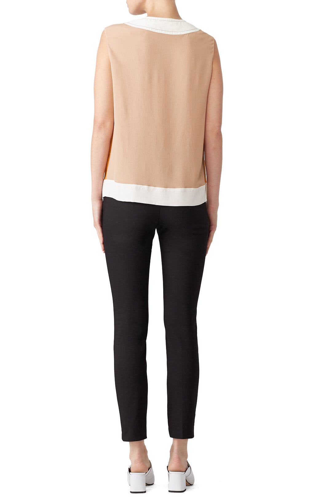 Buttoned Colorblock Top by Marni 2