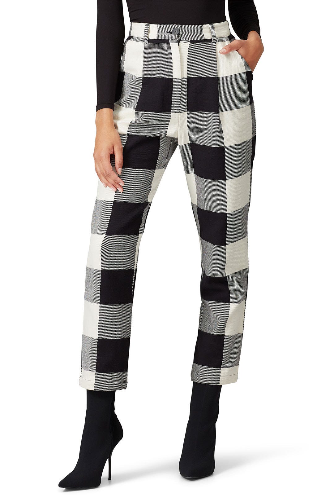 Gingham Dita Pants by Mara Hoffman 1
