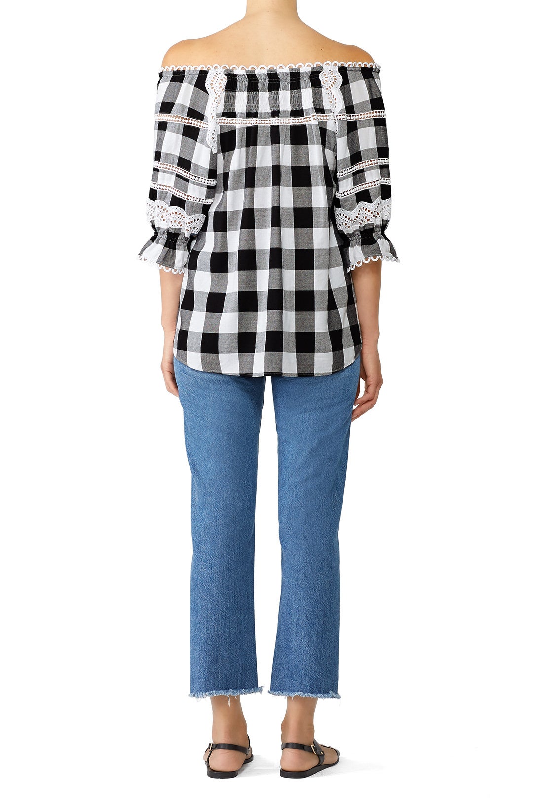 Plaid Amalia Buffalo Top by Marissa Webb 2