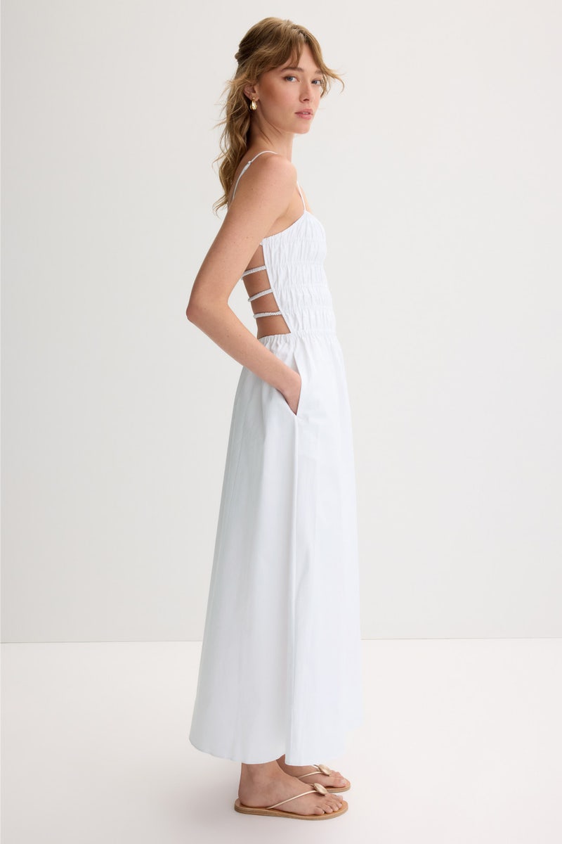 The Delta Dress Marshmallow by Solid & Striped - Photo 1