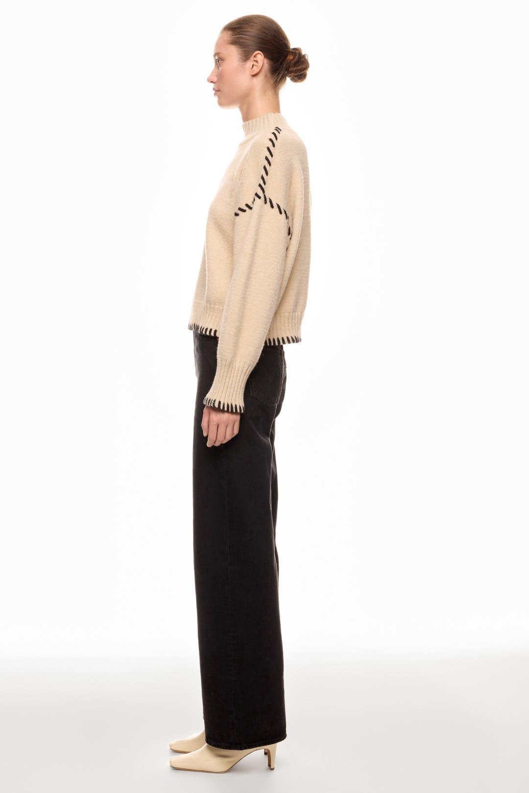 Merril Whip Stitch Sweater by En Saison | Rent the Runway