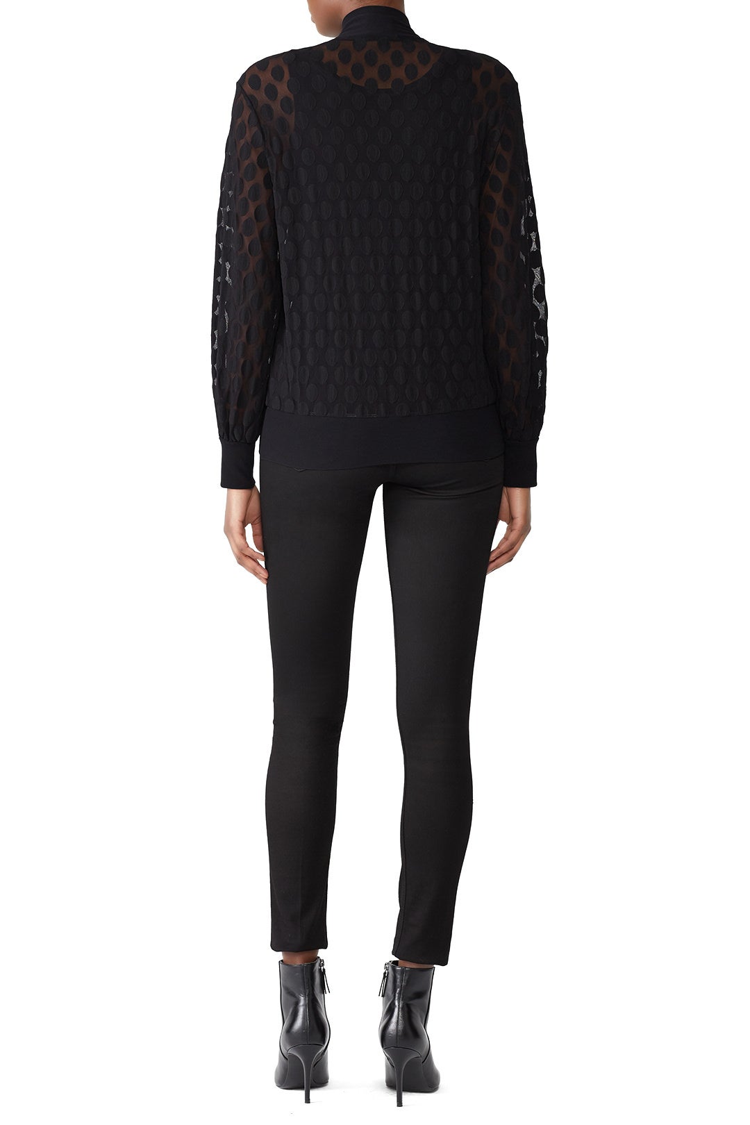 Juliette Sheer Bomber Jacket by Fuzzi 1