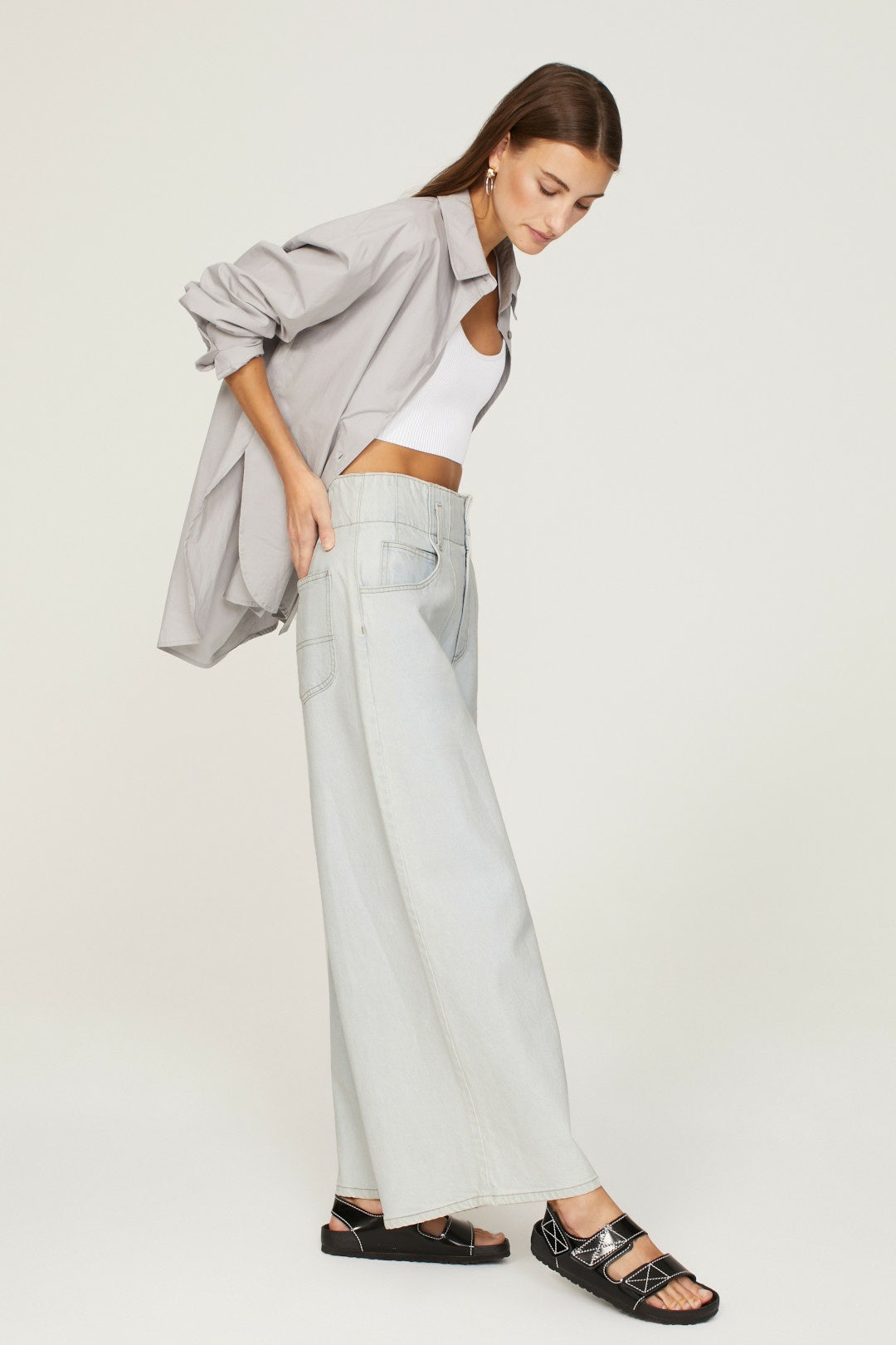 High Rise Pleated Jeans by LEE 1