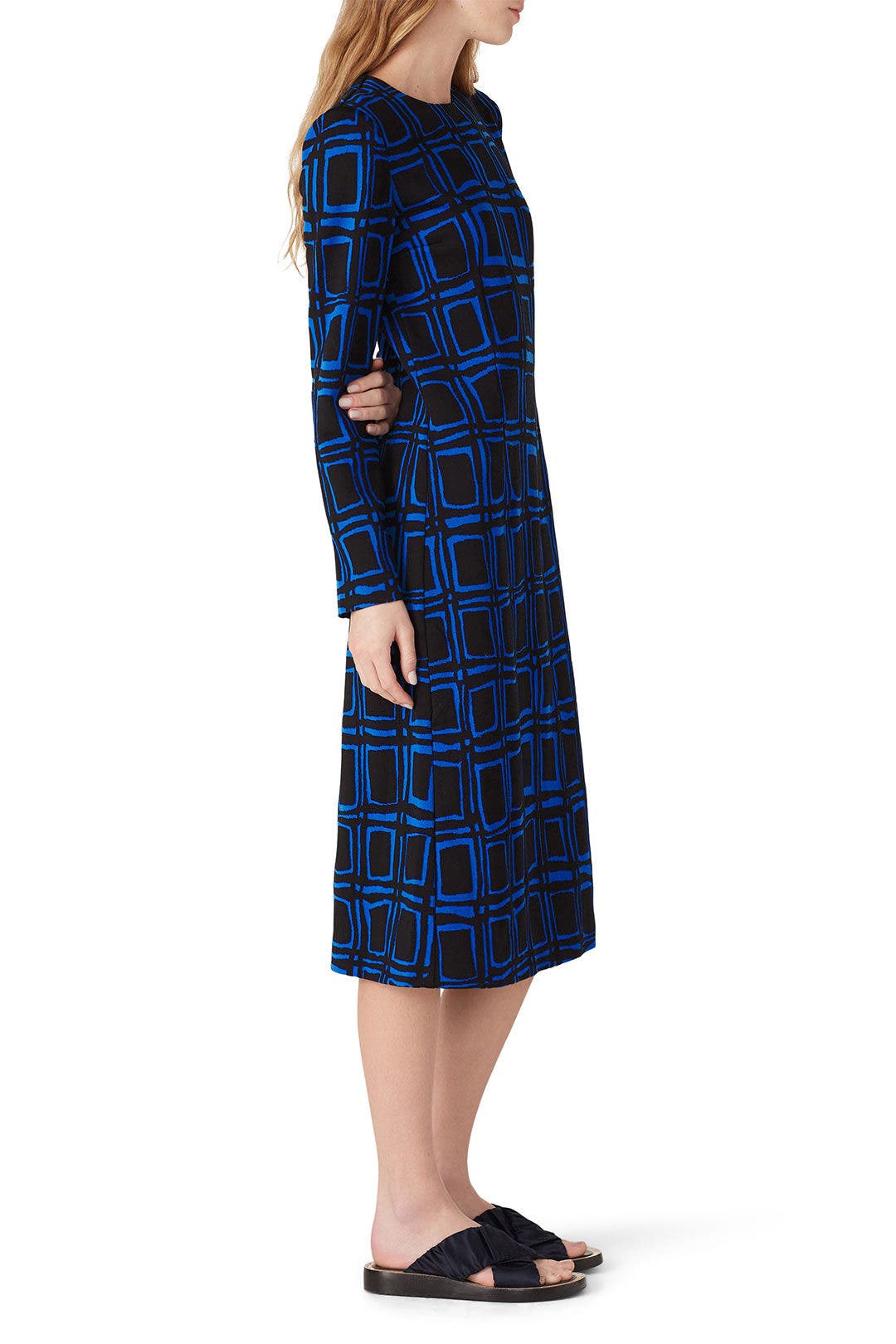 Electric Blue Printed Dress by Marni | Rent the Runway Electric Blue Printed Dress by Marni | Rent the Runway