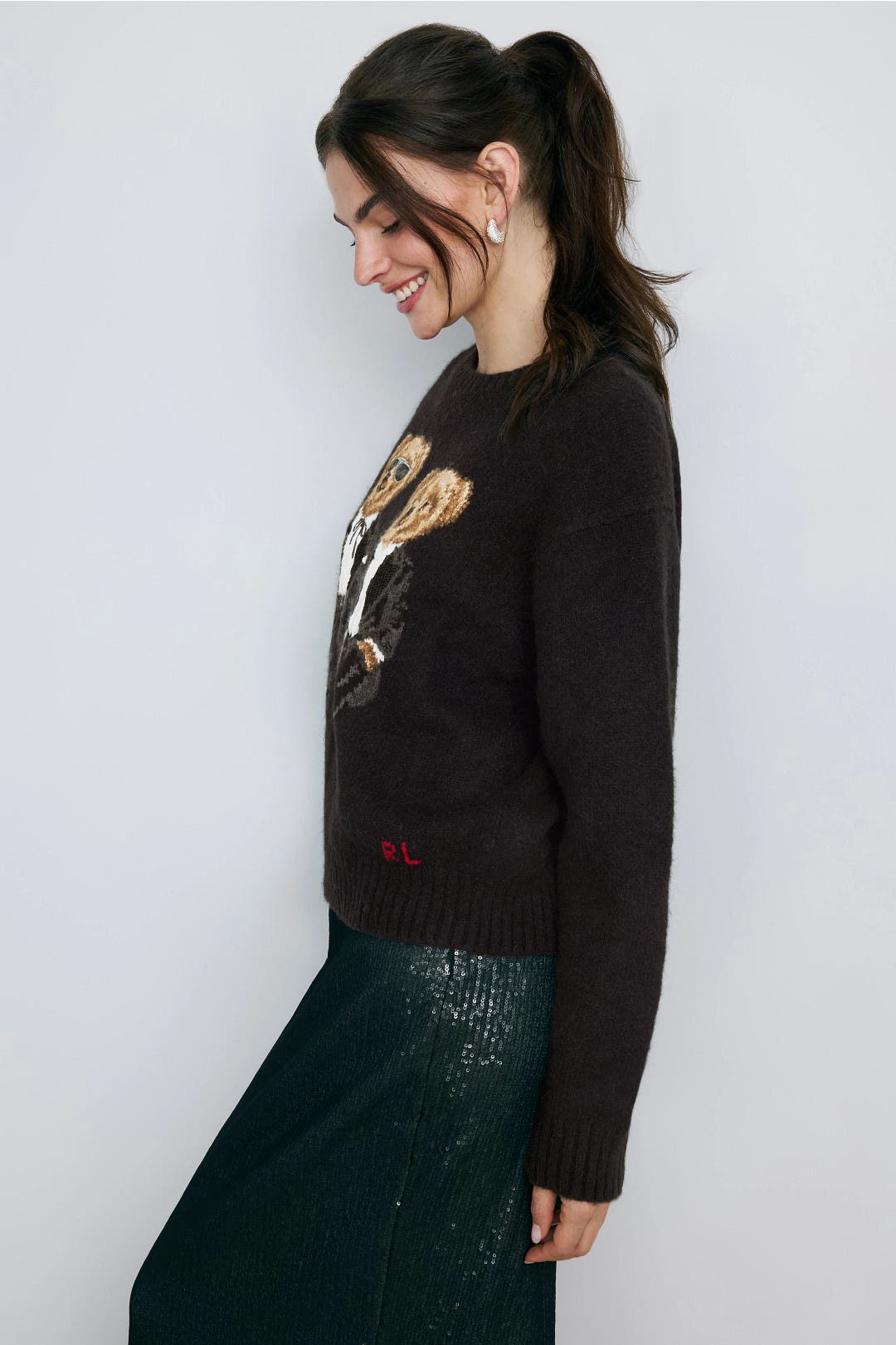 Bear Crew Neck Sweater by Polo Ralph Lauren | Rent the Runway