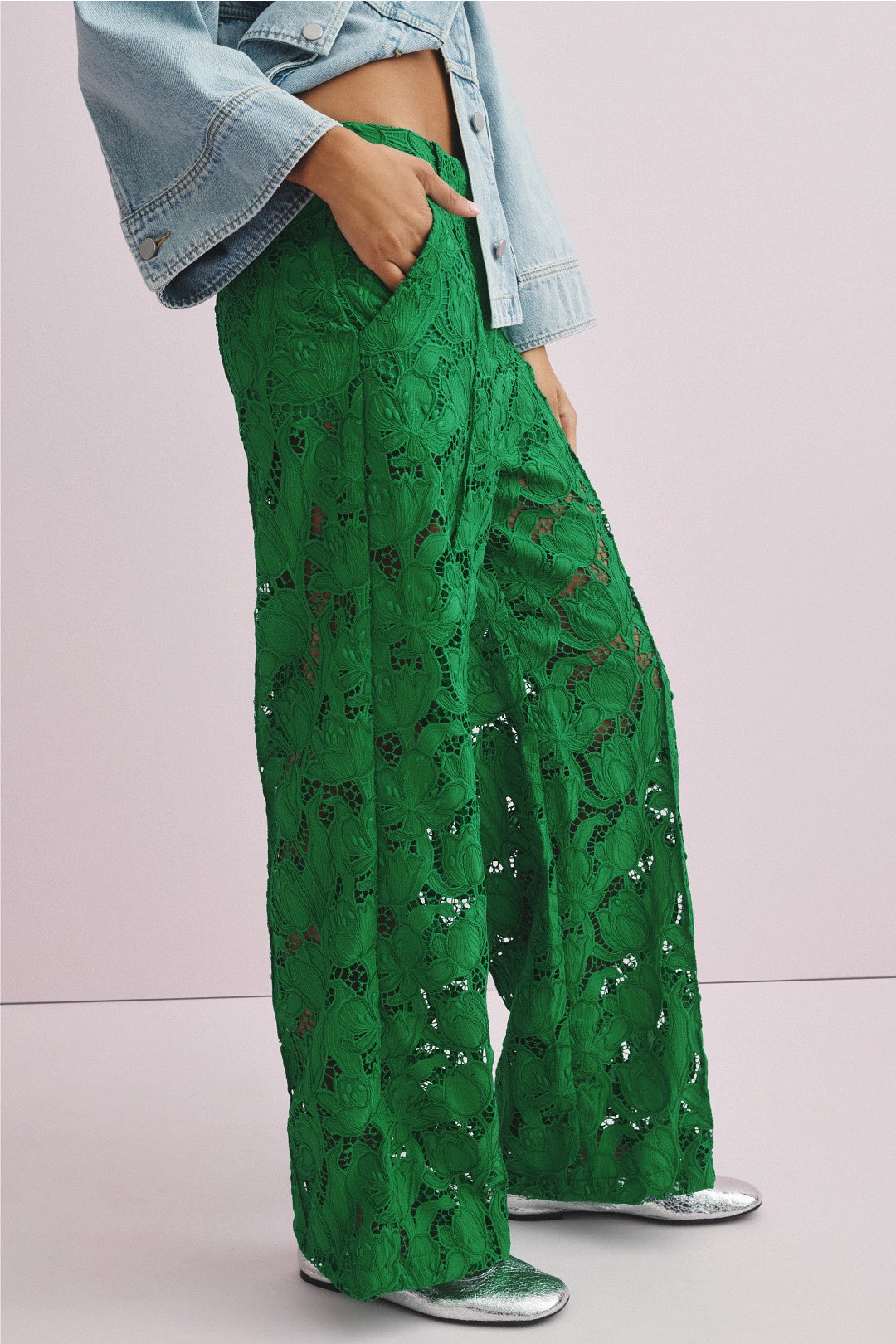 Elin Guipure Lace Pants by AKNVAS 1