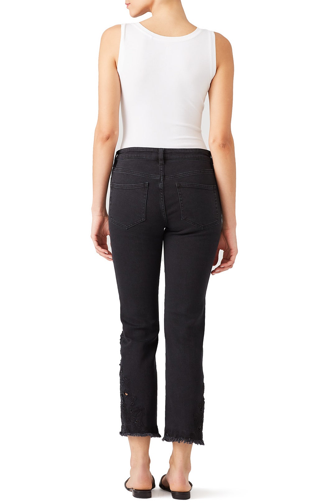 Cutwork Cigarette Jean by Free People 1