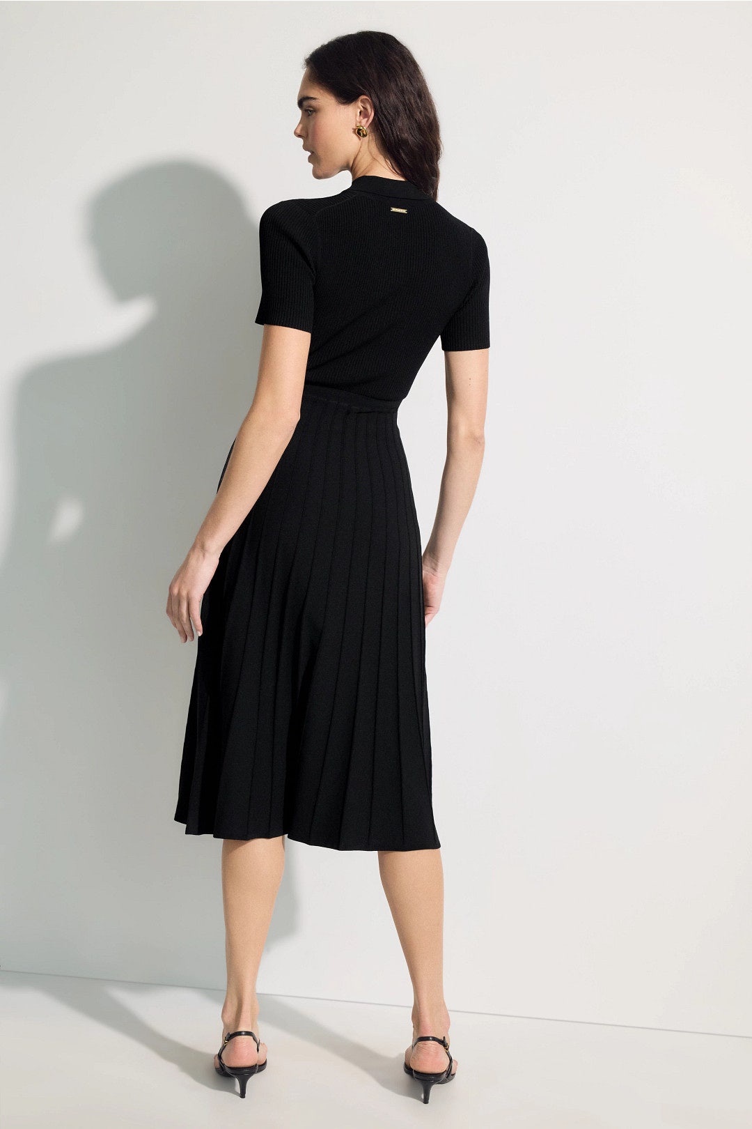 michael kors fit and flare dress MICHAEL Michael Kors Womens Studded Midi Fit & Flare Dress