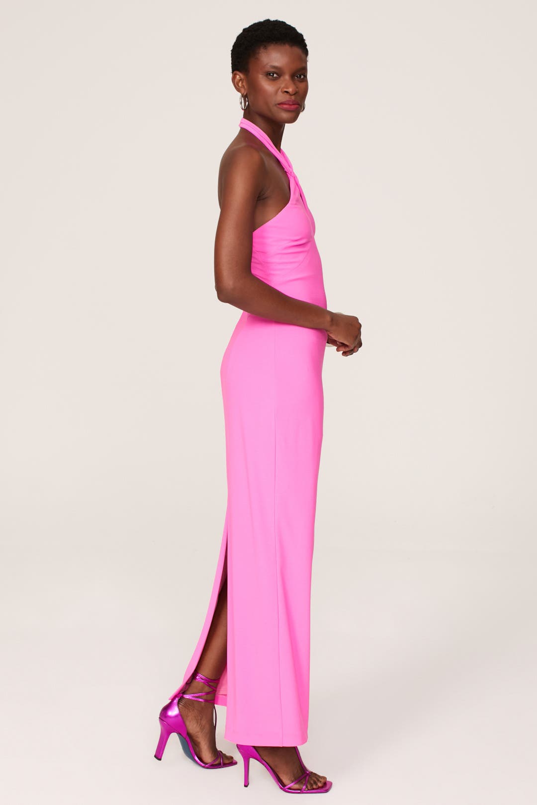 Pin Twist Halter Gown by One33 Social | Rent the Runway