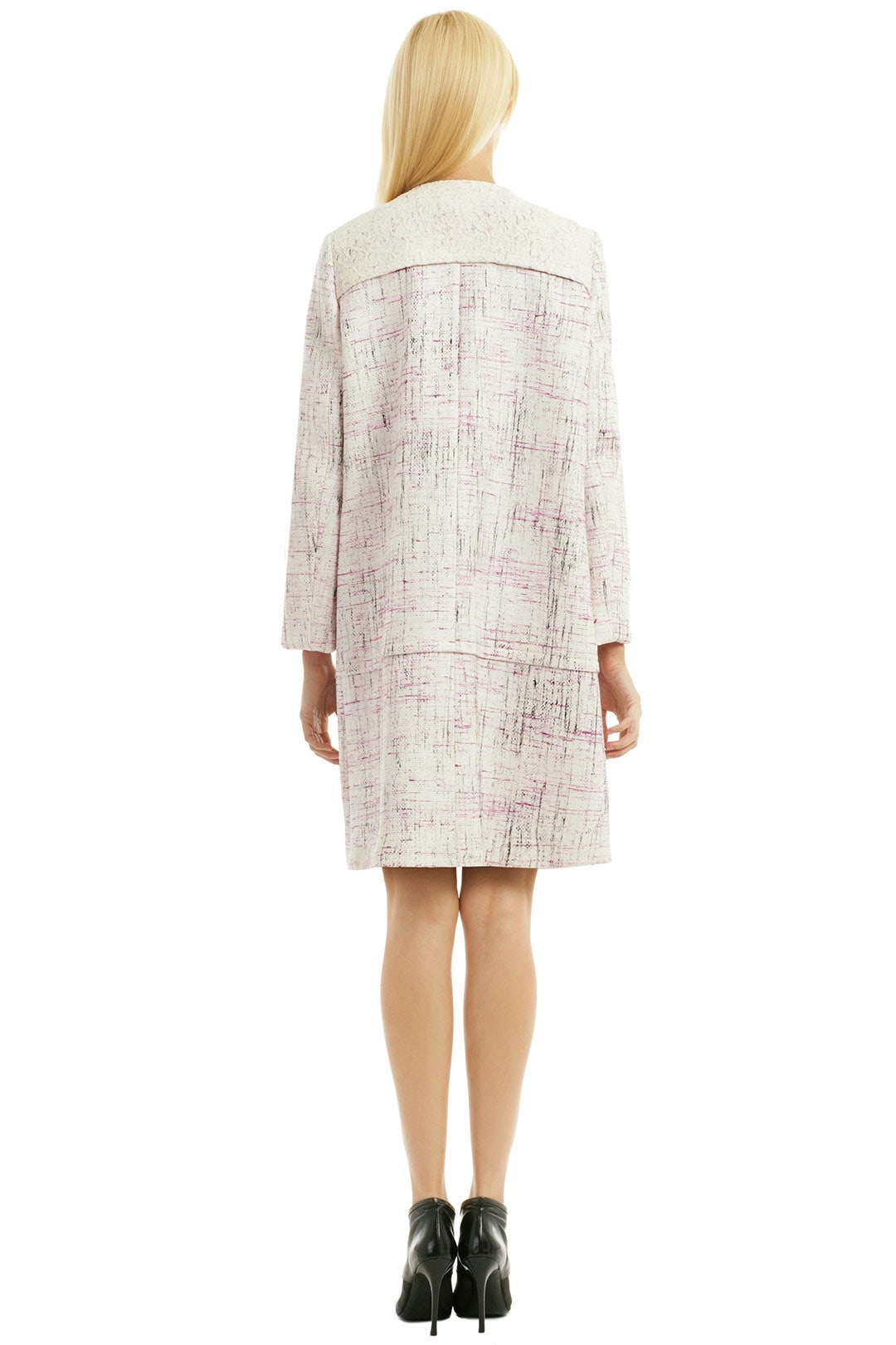 Shimmer Tweed Coat by Peter Som 1