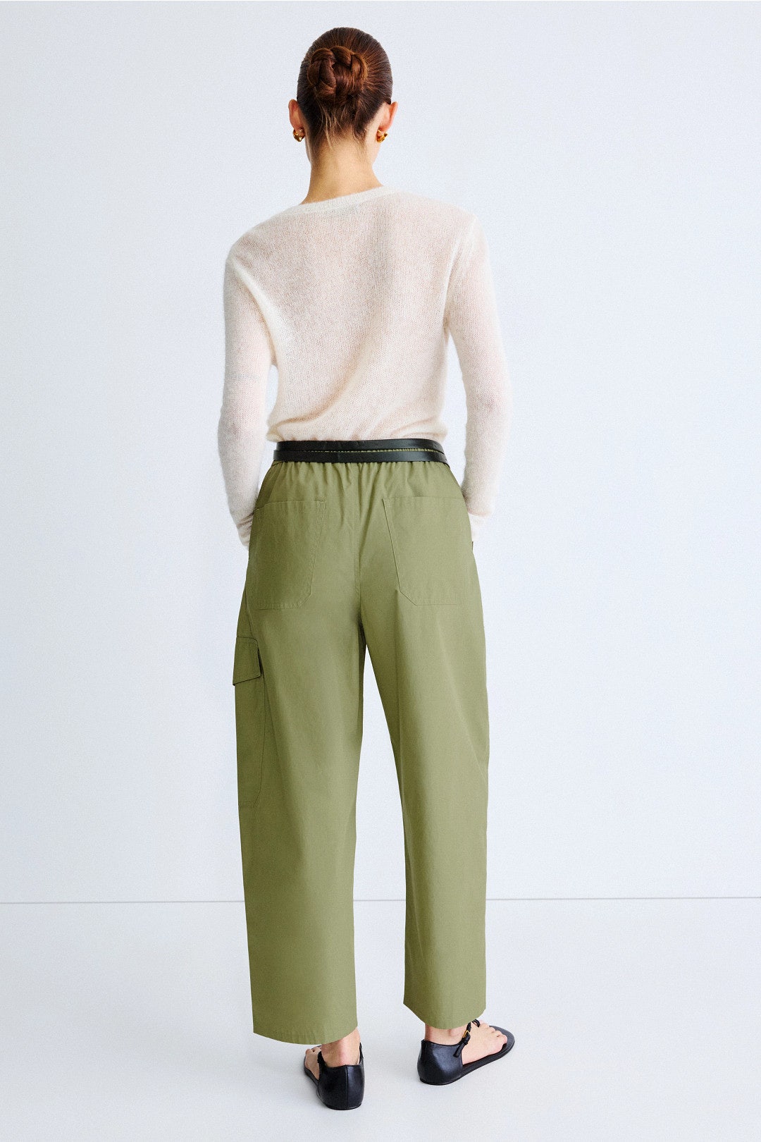 Green Barrel Leg Pants by Adam Lippes x RTR 2