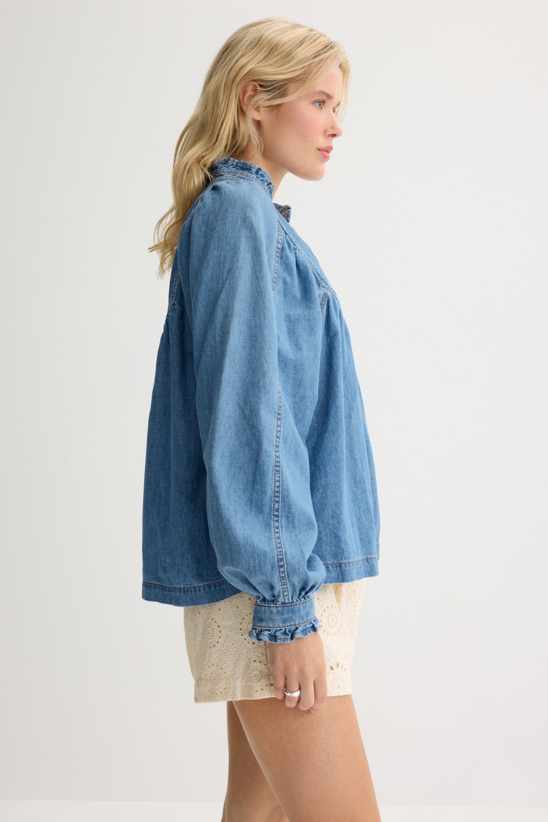 Denim Lay Top