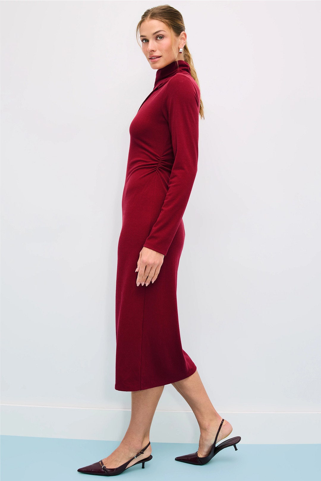 Tasha Turtleneck Midi Dress by Fifteen Twenty 1