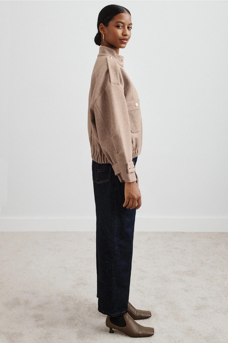 Mixed Wool Jacket by Maje - Photo 1