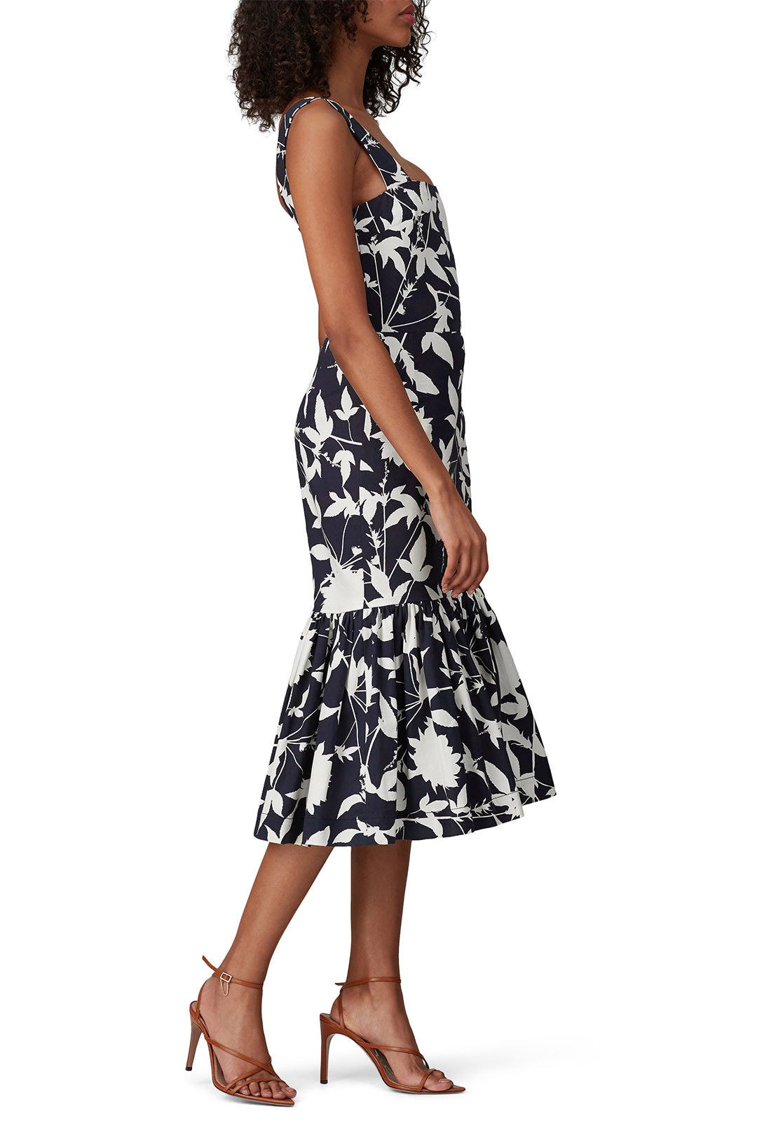 Navy Day Dress by Oscar de la Renta 1