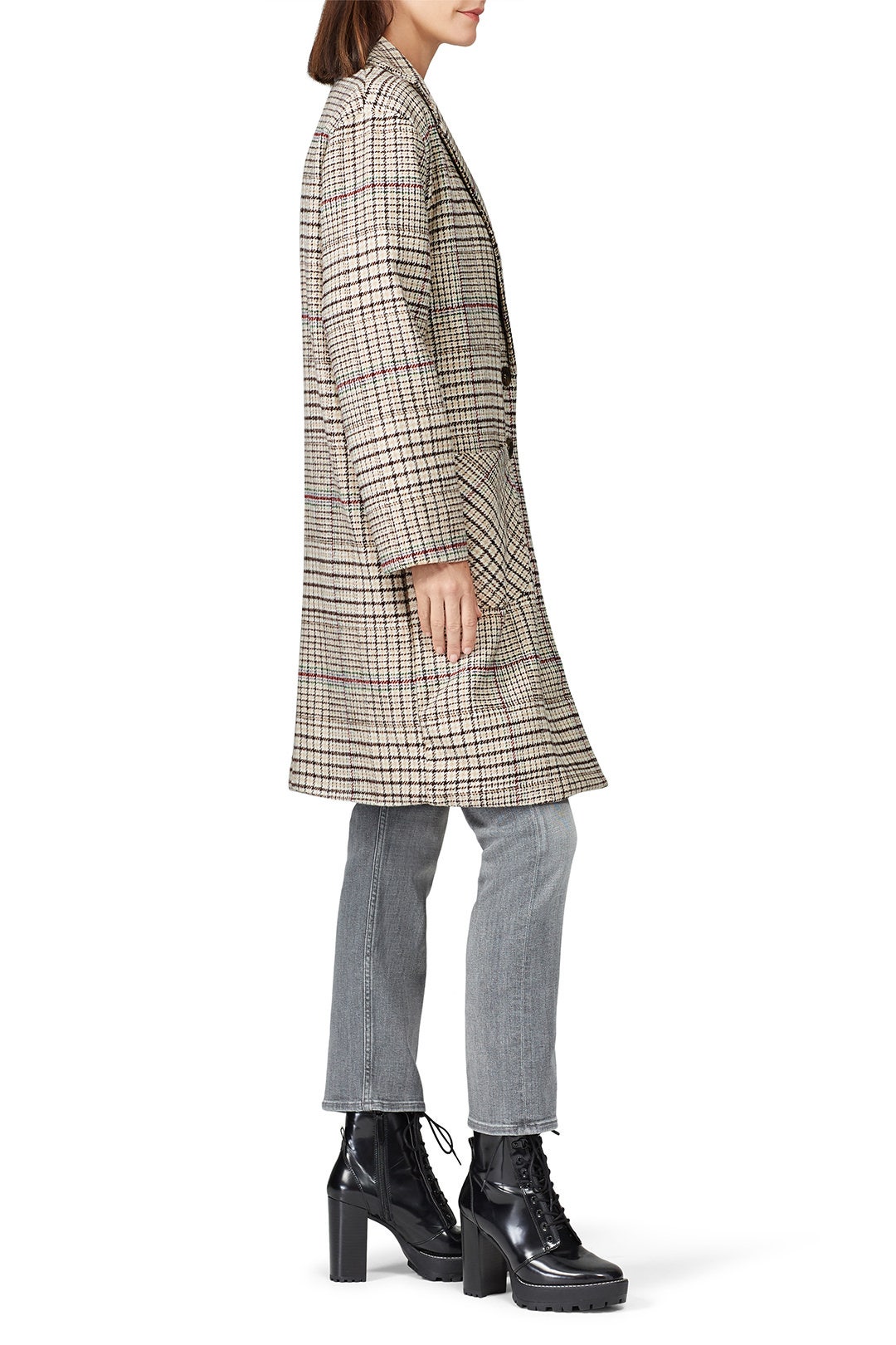 Mountain Check Coat by The Fifth Label 1