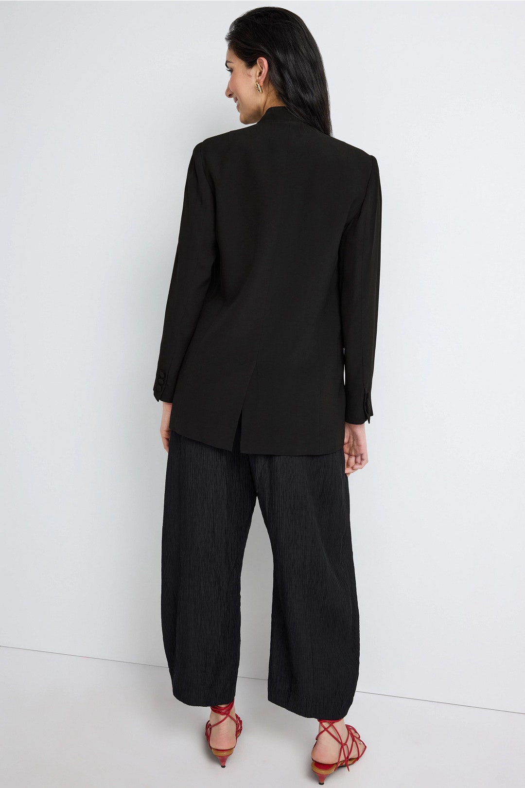 Elea Draped Front Blazer by Ulla Johnson 2