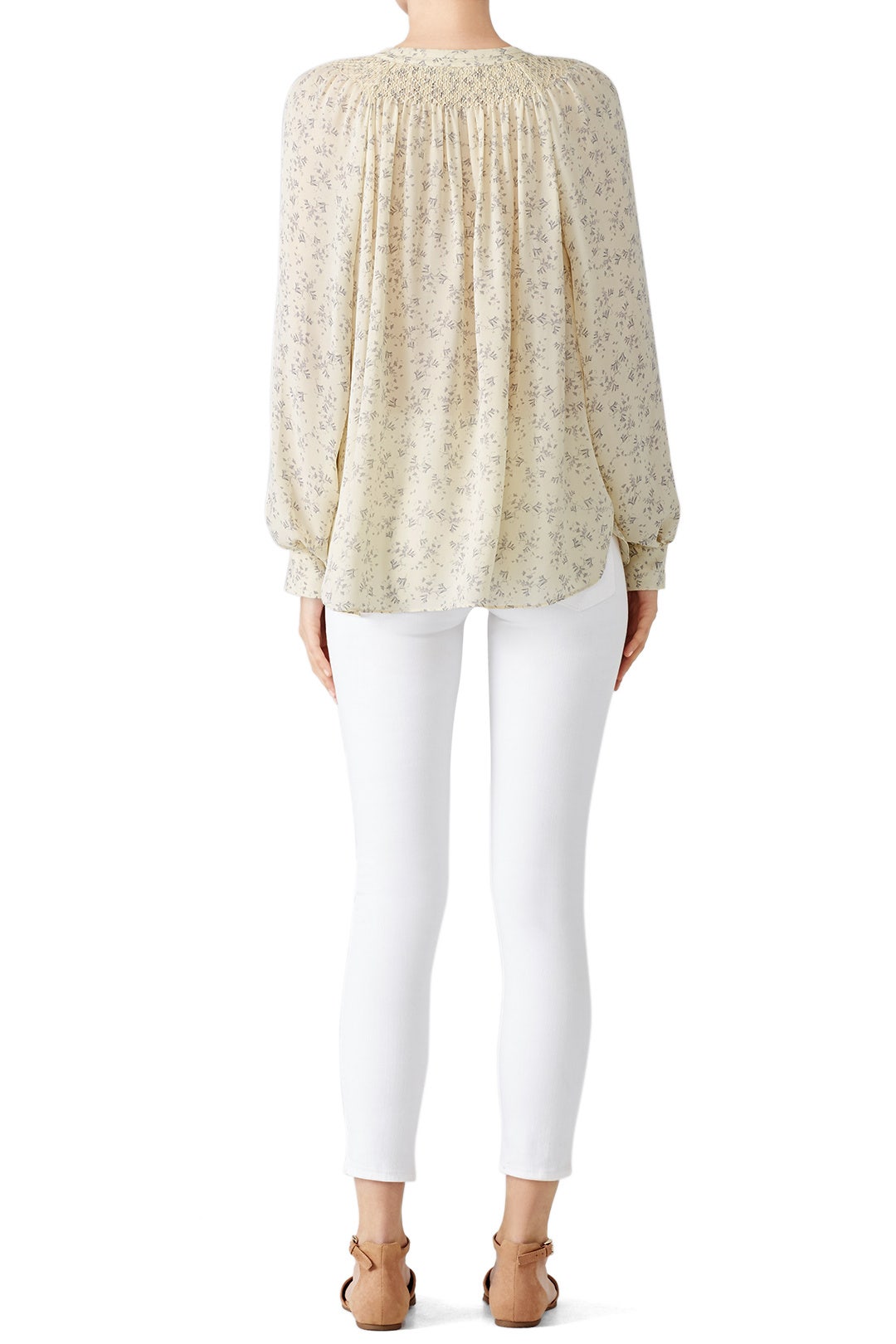 Printed Two Tone Button Down by VINCE. 2