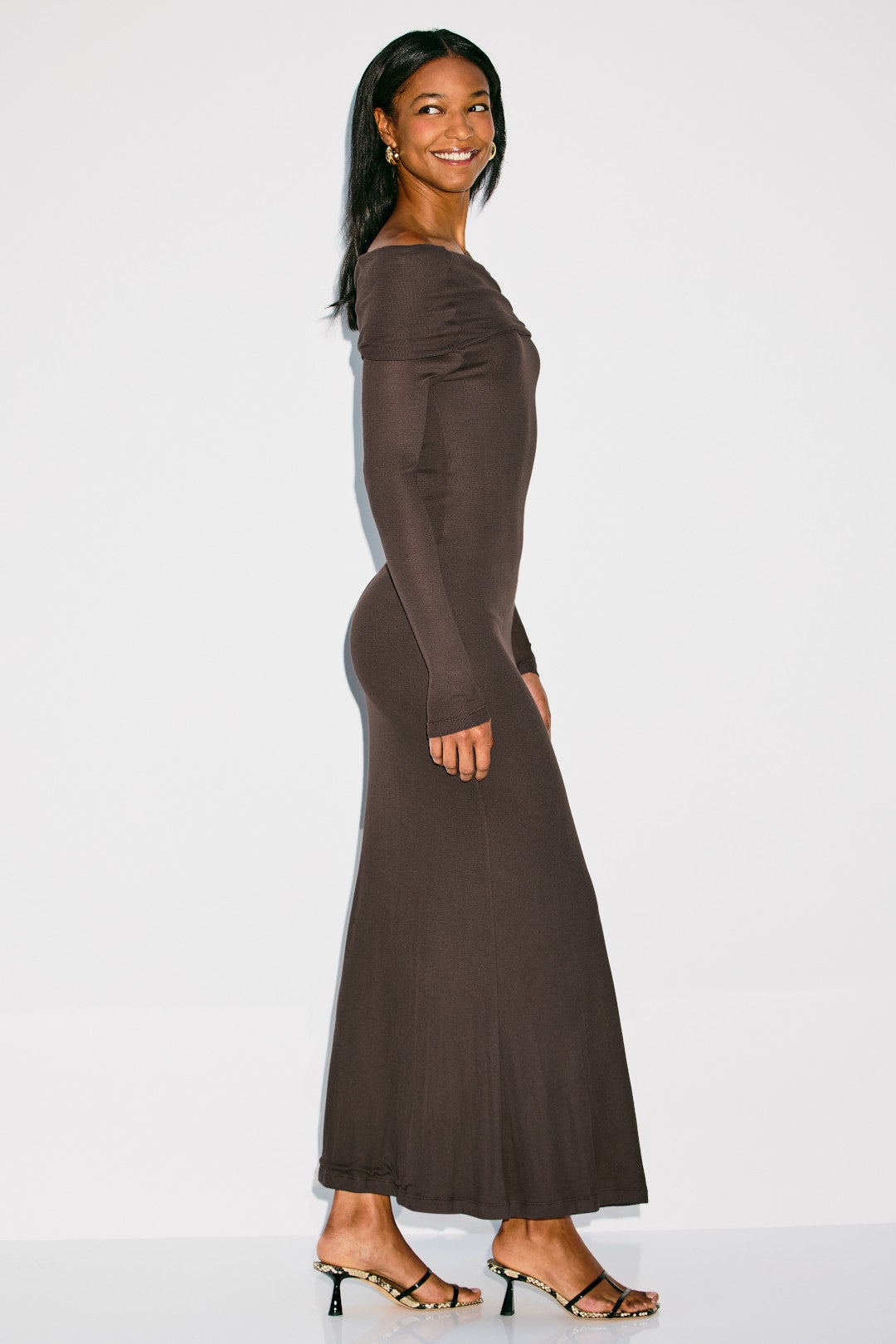 Jytte Off The Shoulder Midi Dress by By Malene Birger 1