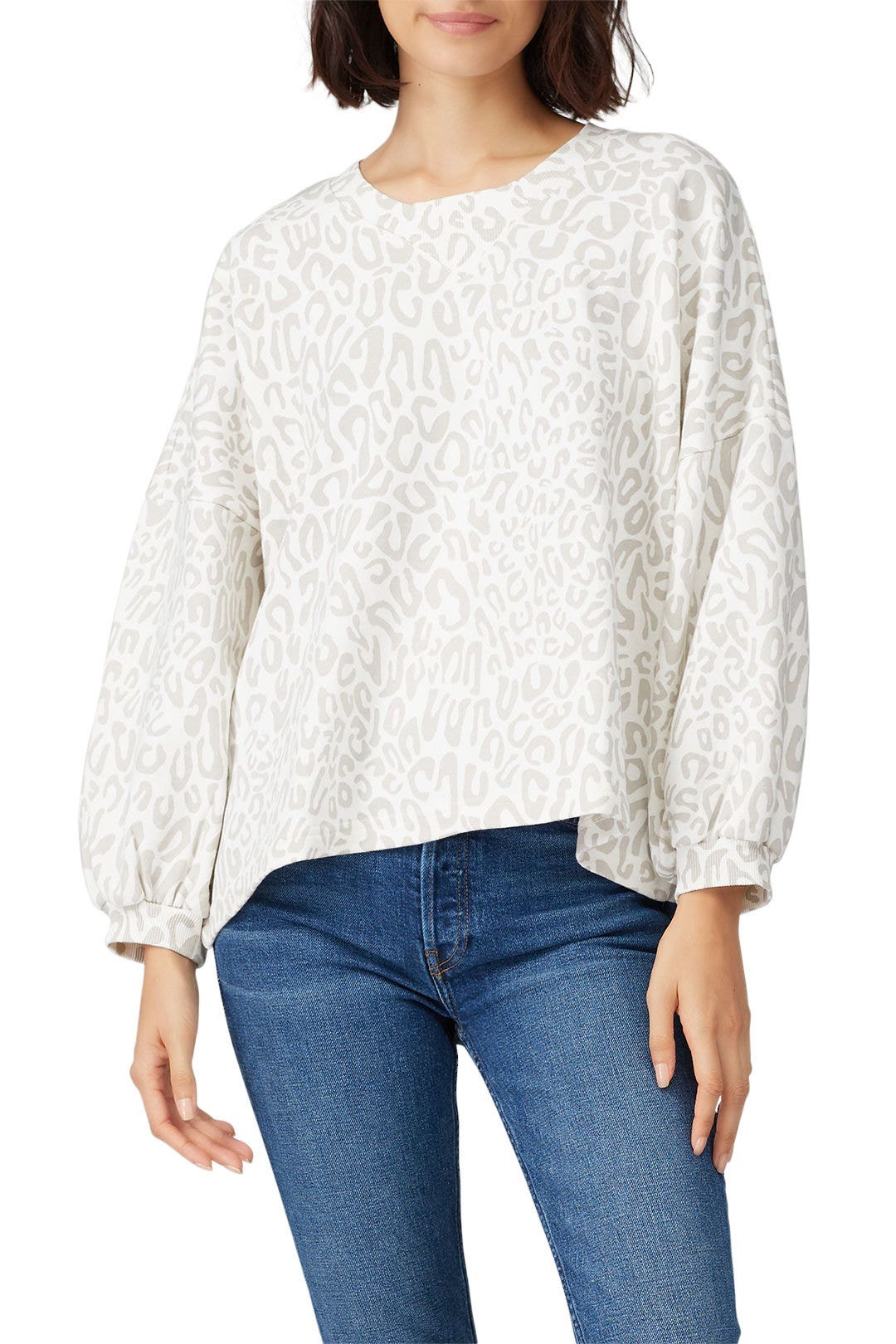 Leopard Rosie Sweatshirt by Rebecca Minkoff 1