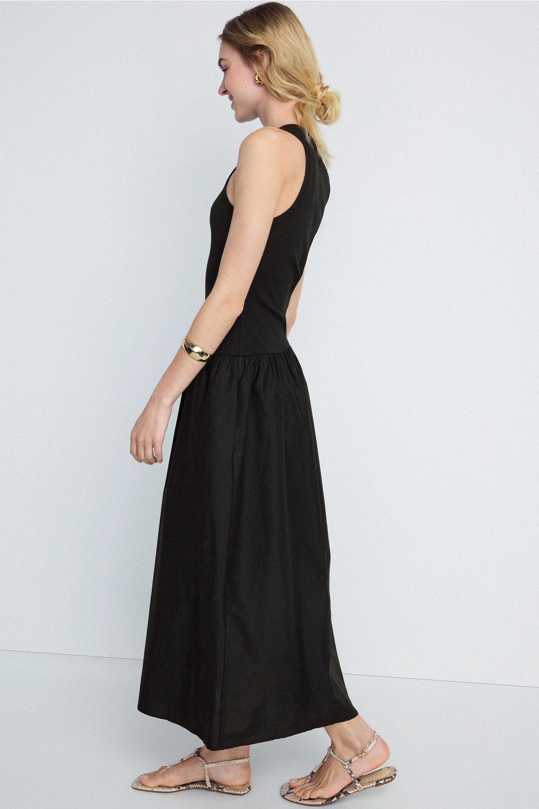 Black Take Me Away Midi Dress by Sanctuary 2