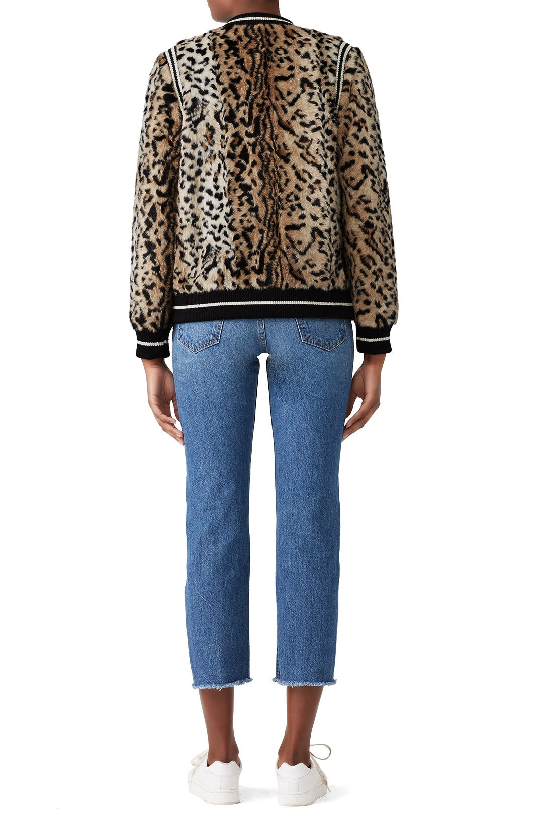 Faux Fur Emanuela Bomber Jacket by Saylor 2