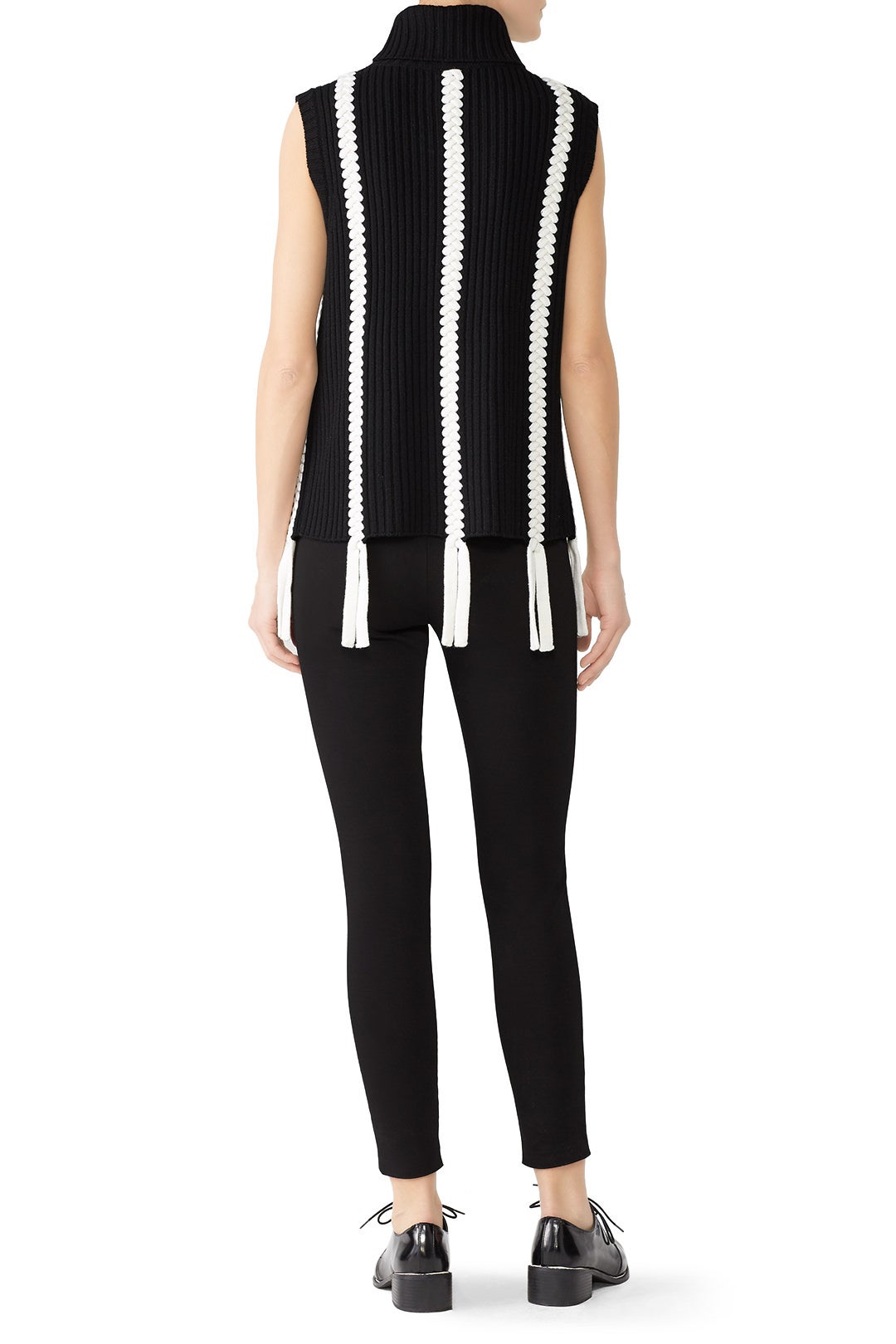 Braided Sleeveless Turtleneck by Derek Lam 10 Crosby 2