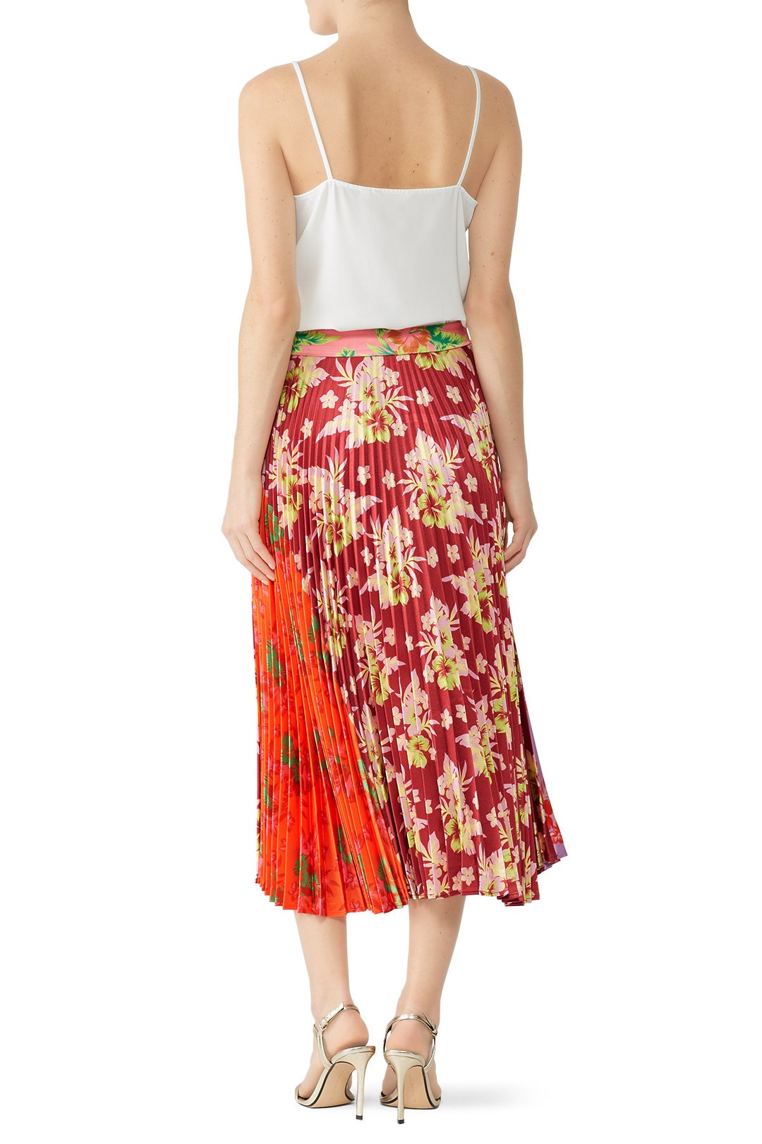 Floral Pleated Clara Skirt by DELFI Collective 1
