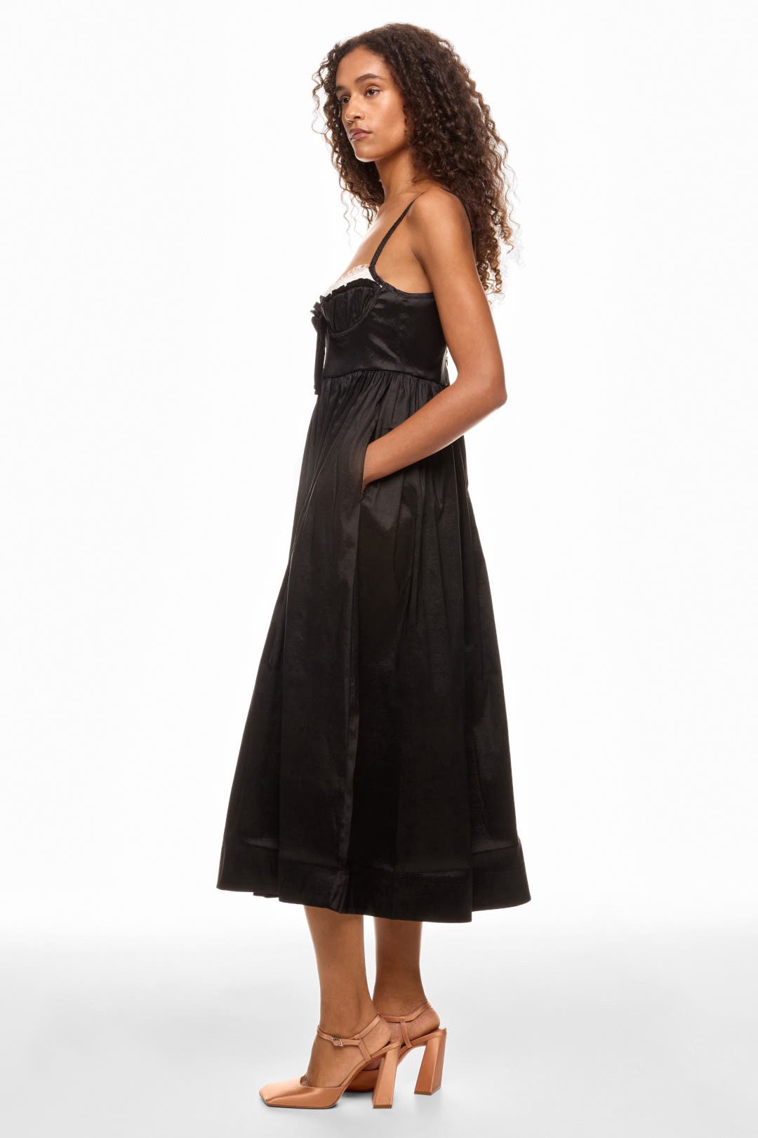 Doris Midi Dress by For Love and Lemons | Rent the Runway