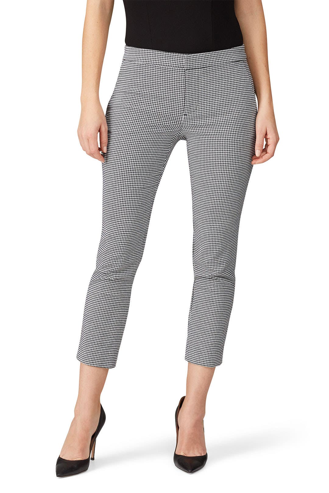 Houndstooth Skinny Trousers by Lauren Ralph Lauren | Rent the Runway