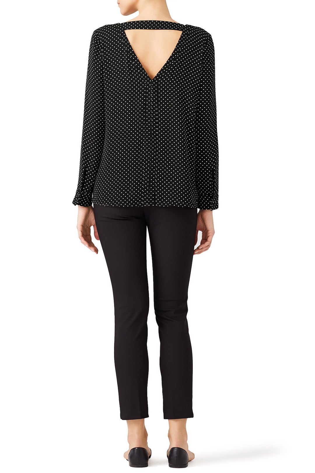 Polka Dot Coma Top by Rebecca Minkoff 2