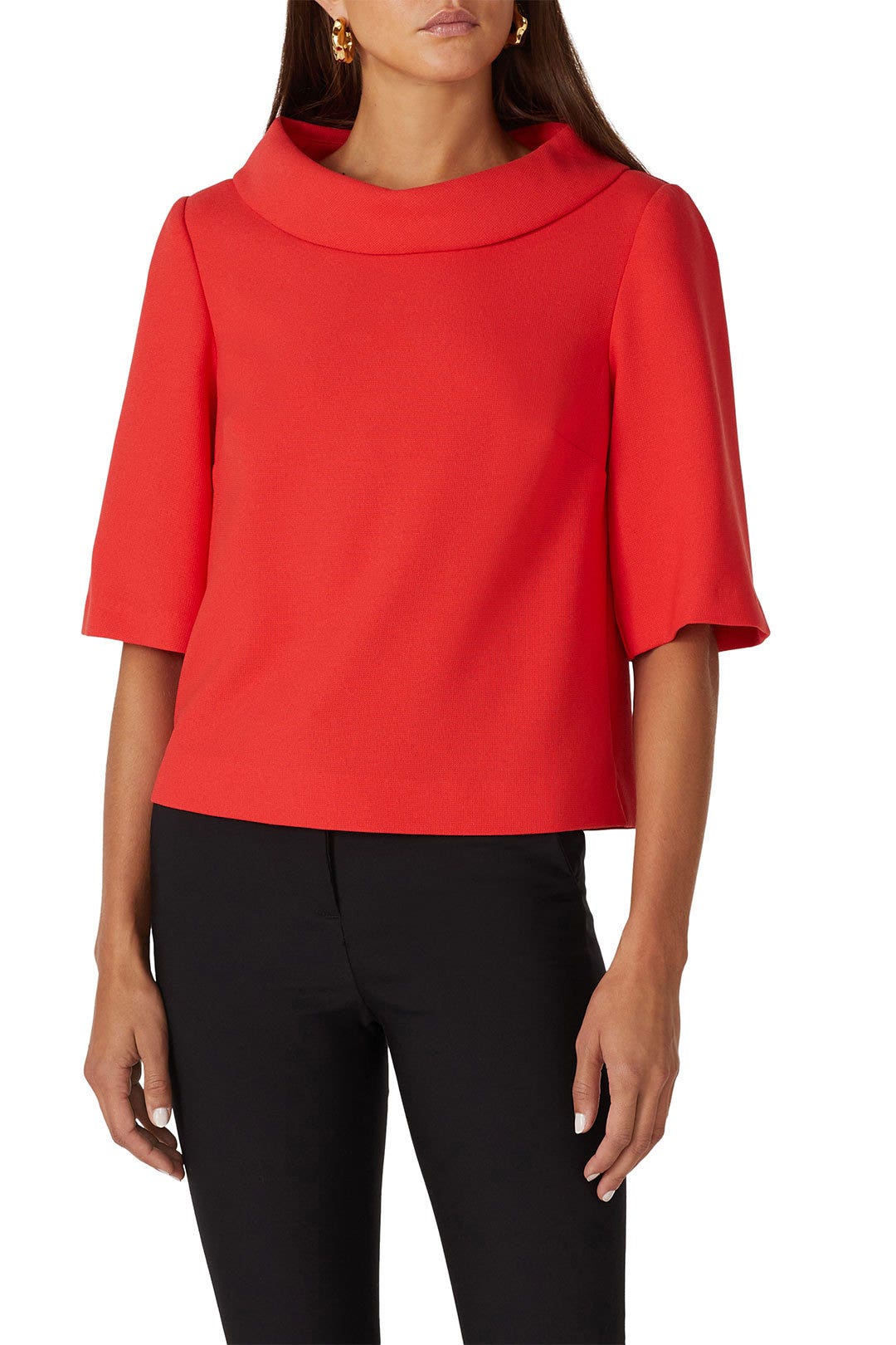 Red Kailee Top by Trina Turk 2